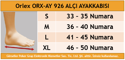 Orlex ORX-AY 926 Alçı Ayakkabısı