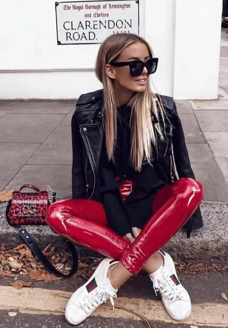 Leather Leggings (Shiny) DMP 2106 