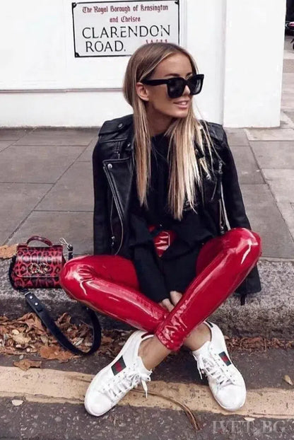 Leather Leggings (Velvet) DMP 2109