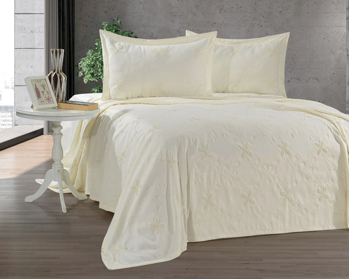 Bedding/Duvet Set Jacquard Chenille Pique Dowry Set 3 Piece Set (DMP-YTKM-EV19)