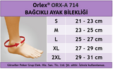 Orlex ORX-A 714 BAĞCIKLI AYAK BİLEKLİĞİ