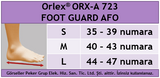 Orlex ORX-A 723 FOOT GUARD AFO