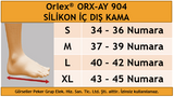 Orlex ORX-AY 904 SİLİKON İÇ DIŞ KAMA