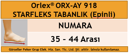 Orlex ORX-AY 918 STARFLEKS TABANLIK (Epinli)