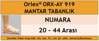 Orlex ORX-AY 919 MANTAR TABANLIK