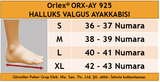 Orlex ORX-AY 925L HALLUKS VALGUS AYAKKABISI (Lüks)