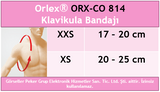 Orlex ORX-CO 814 Klavi Kula (Dik Duruş) Bandajı