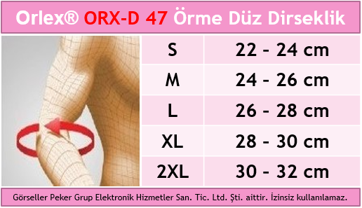 Orlex ORX-D 47 Örme Düz Dirseklik