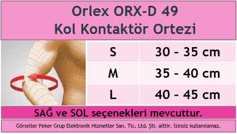 Orlex ORX-D 49 Kol Kontraktör Ortezi