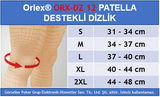 Orlex ORX-DZ 12 PATELLA DESTEKLİ DİZLİK