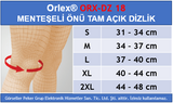 Orlex ORX-DZ 18 MENTEŞELİ ÖNÜ TAM AÇIK DİZLİK