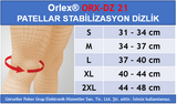 Orlex ORX-DZ 21 PATELLAR STABİLİZASYON DİZLİĞİ