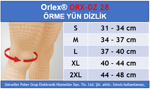 Orlex ORX-DZ 28 ÖRME DÜZ DİZLİK