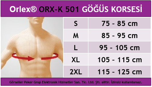 Orlex ORX-K 501 GÖĞÜS KORSESİ