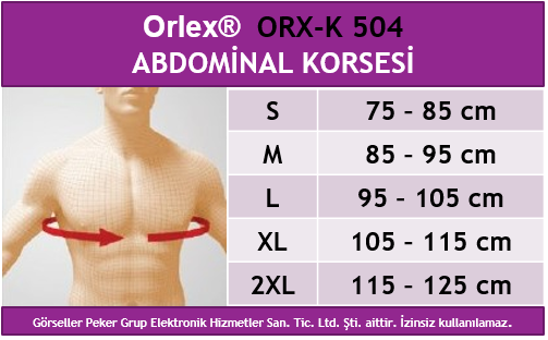 Orlex ORX-K 504 ABDOMİNAL KORSE