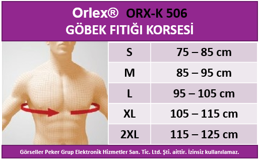 Orlex ORX-K 506 KOLOSTOMİ KORSESİ