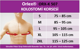 Orlex ORX-K 507 KOLOSTOMİ KORSESİ