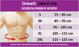 Orlex ORX-K 516 DORSOLOMBER  KORSE