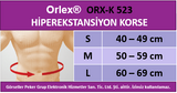 Orlex ORX-K 523 HİPEREKSTANSİYON KORSE