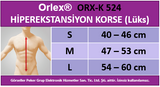 Orlex ORX-K 524 HİPEREKSTANSİYON KORSE (Lüks)