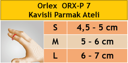 Orlex ORX-P 7  KAVİSLİ PARMAK ATELİ