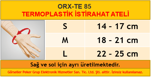 Orlex ORX-TE 85 TERMOPLASTİK İSTİRAHAT ATELİ