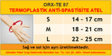 Orlex ORX-TE 87 TERMOPLASTİK ANTİ-SPASTİSİTE ATEL