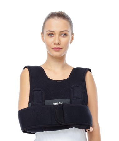 Dampigo ORX-KL315 Velpo Bandajı, omuz çıkıkları, humerus kırıkları ve yumuşak doku zedelenmelerinde destek sağlayan, havlu süngerli kumaşı ile konfor sunan, göğüs çevresinden dolanan bandaj sistemiyle stabilizasyonu artıran ortopedik destek ürünü.